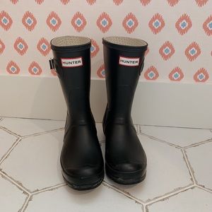 Hunter Original Short Black Rain Boots